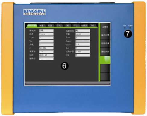 KT210 TFT LCD-Vertonings Draagbare Automatische CT PT Analysator