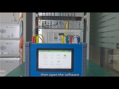 Afstandstest van de testset KFA310 van het beschermingsrelais