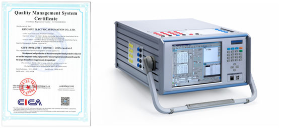 IEC61850 TFT LCD-het Proefsysteem KINGSINE K2030i van het Touch screenrelais